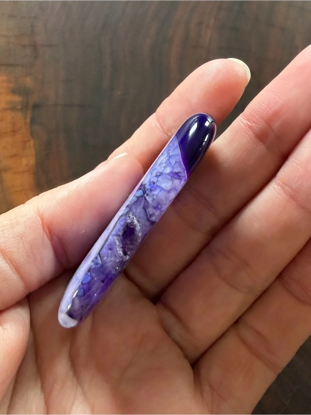 Purple Druzy Agate Pendant Dyed Crystal Necklace Gemstone Natural Stone Jewelry